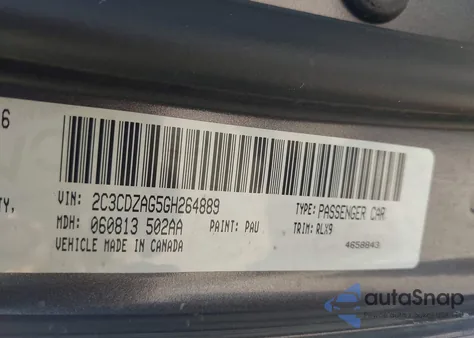 2016 Dodge Challenger Sxt Plus z USA, uszkodzony, nr VIN 2C3CDZAG5GH264889